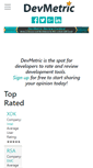 Mobile Screenshot of devmetric.com